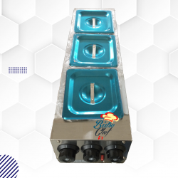 KREPPSLAND CH-3 | Fundidor de queso y chocolate 3 insertos