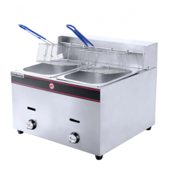 KREPPSLAND CHZ-12L | Freidora a gas 12 lts 2 tanques 6+6...