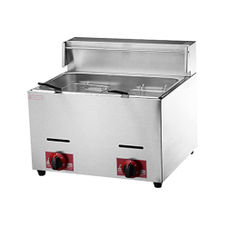 KREPPSLAND CHZ-14L | Freidora a gas 14 lts 2 tanques 7+7