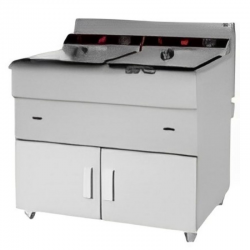 KREPPSLAND CHZ-182G | Freidora de piso a gas 36 lts 2...