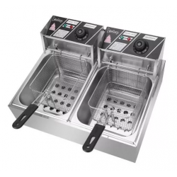 KREPPSLAND DZL-12BA | Freidora electrica 12 lts 2 tanques...
