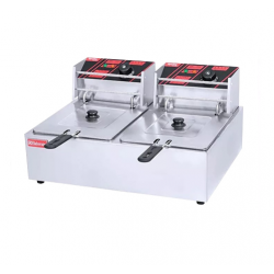 KREPPSLAND DZL-14B | Freidora electrica 14 lts 2 tanques 7+7