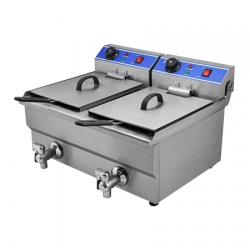 KREPPSLAND DZL-26L | Freidora electrica 26 lts (13+13)...