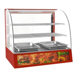 Kreppsland ZSG-65-3 | Vitrina caliente 3 niveles 66 cm