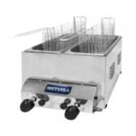 METVISA FG-3D | Freidora a gas 6 lts 2 tanques 3+3