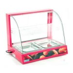 MIGSA BN660R | Vitrina caliente 2 niveles 66 cm