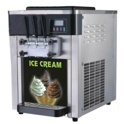 MIGSA BQL-818BT | Maquina de Helado Suave de mesa 2 sabores