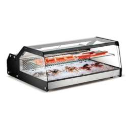 MIGSA CW-128 | Vitrina sobre mostrador cristal recto