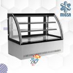 MIGSA GN-1800C2 | Vitrina exhibidora de cristal curvo...