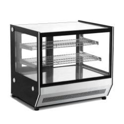 MIGSA GN-900RT | Vitrina refrigerada cristal recto 140 lts
