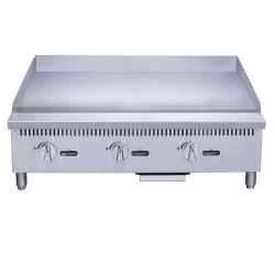 MIGSA MGRG-36-MG | Plancha lisa a gas de 3 quemadores 91 cm