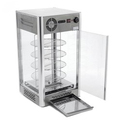 MIGSA RTR-108L | Exhibidor y calentador de pizza 35 cm