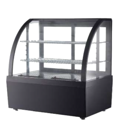 MIGSA RTW-100L-3 | Vitrina refrigerada cristal curvo 100...