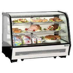 MIGSA RTW-160L4 | Vitrina refrigerada cristal curvo 160...