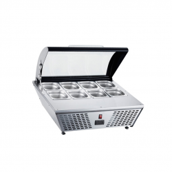 MIGSA RTW-67L | Base refrigerada con tapa 8 insertos